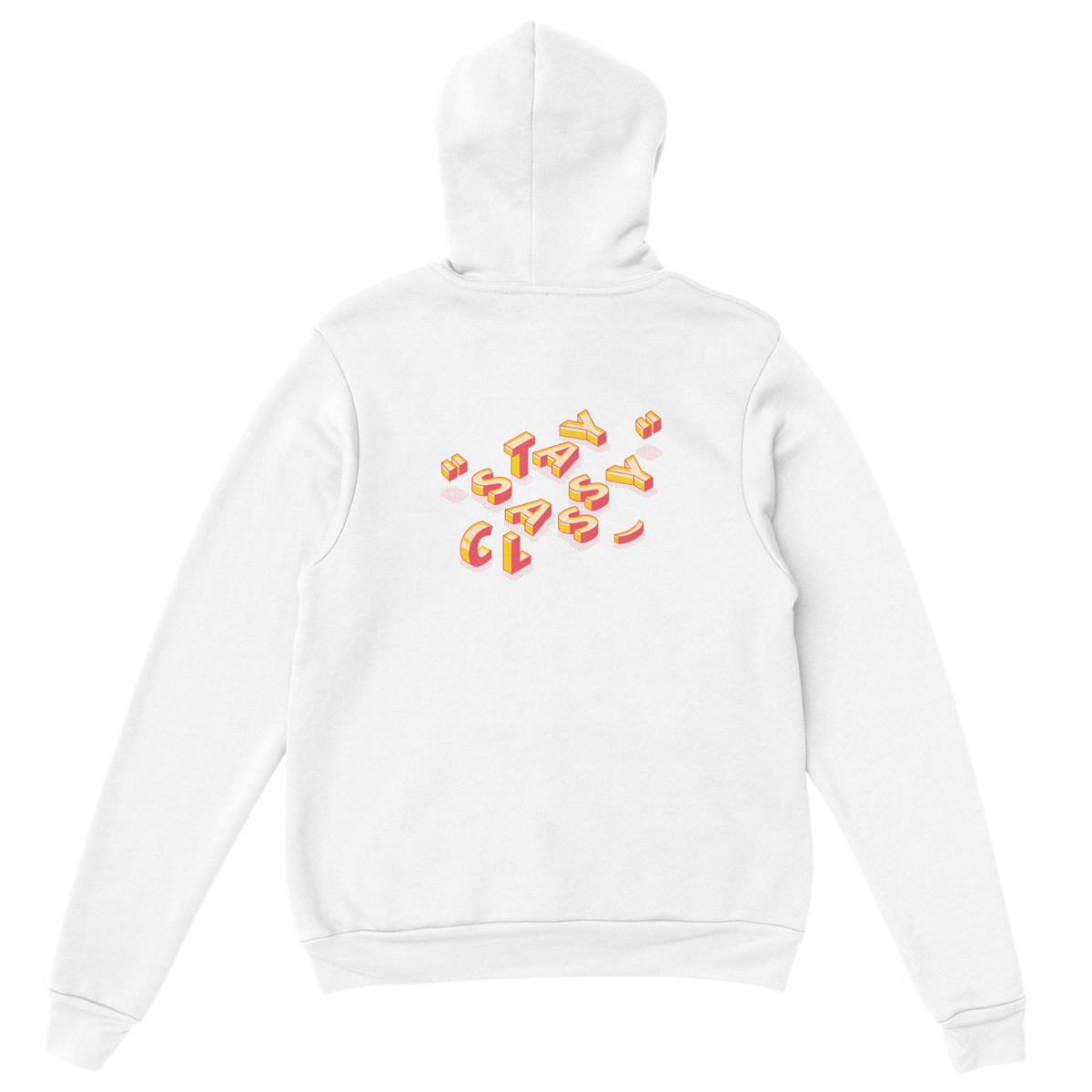 Stay Classy Jumbled Letters Hoodie ClassyBeef