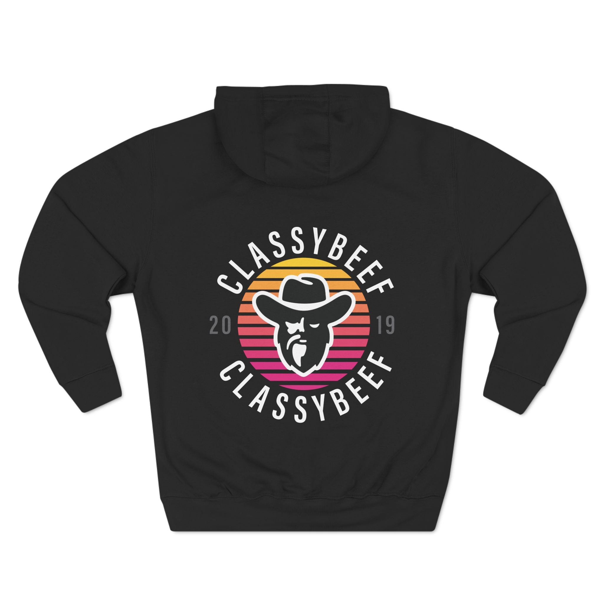 Sunset ClassyBeef logo - Hoodie